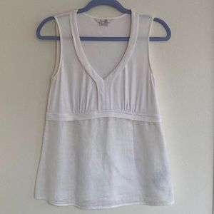 Boden Womens Tank Top Size 8R Linen Lightweight Breathable Beachy Babydoll